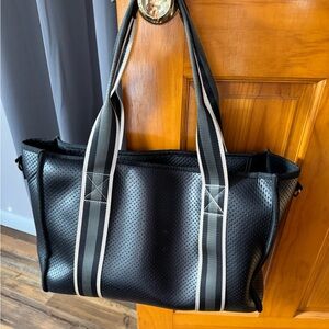 Haute Shore black neoprene tote